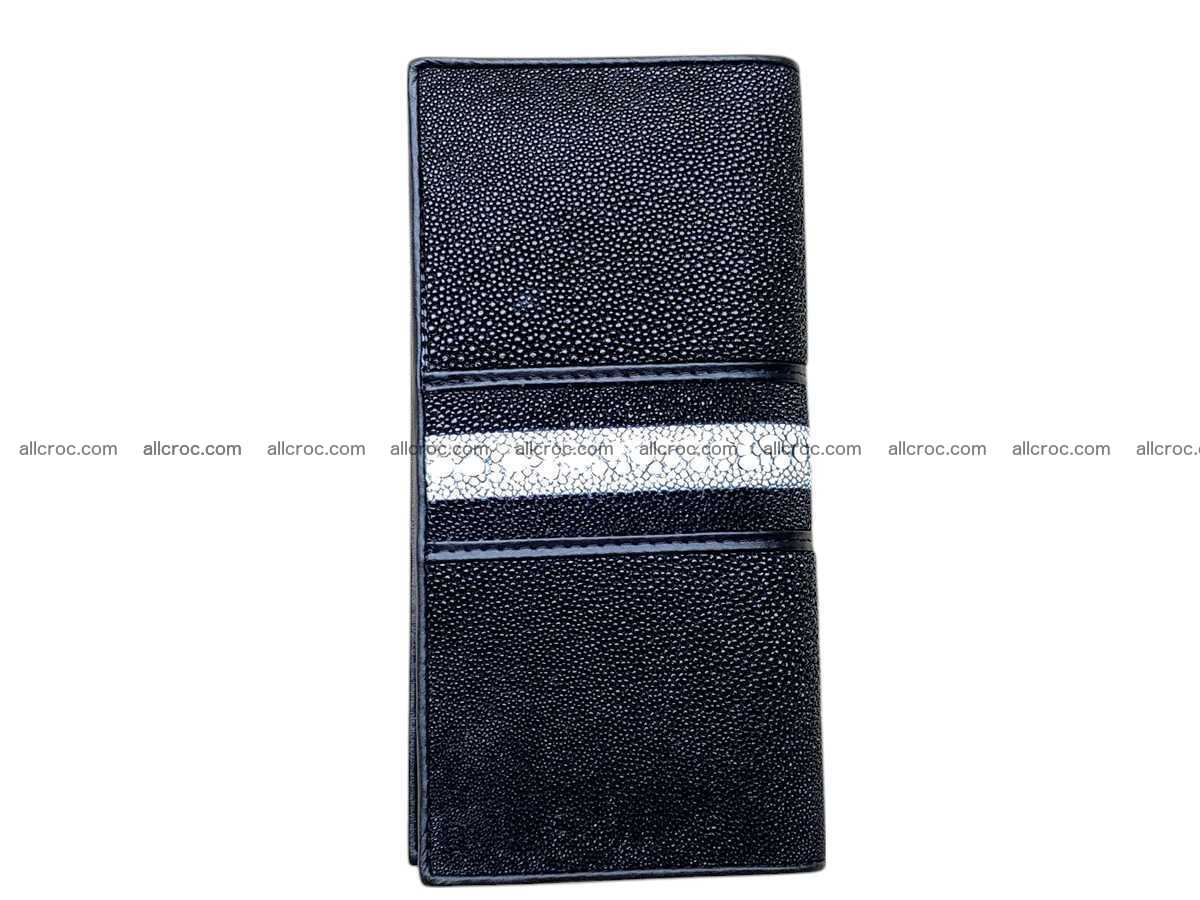 Stingray skin long wallet 2849 Foto 10