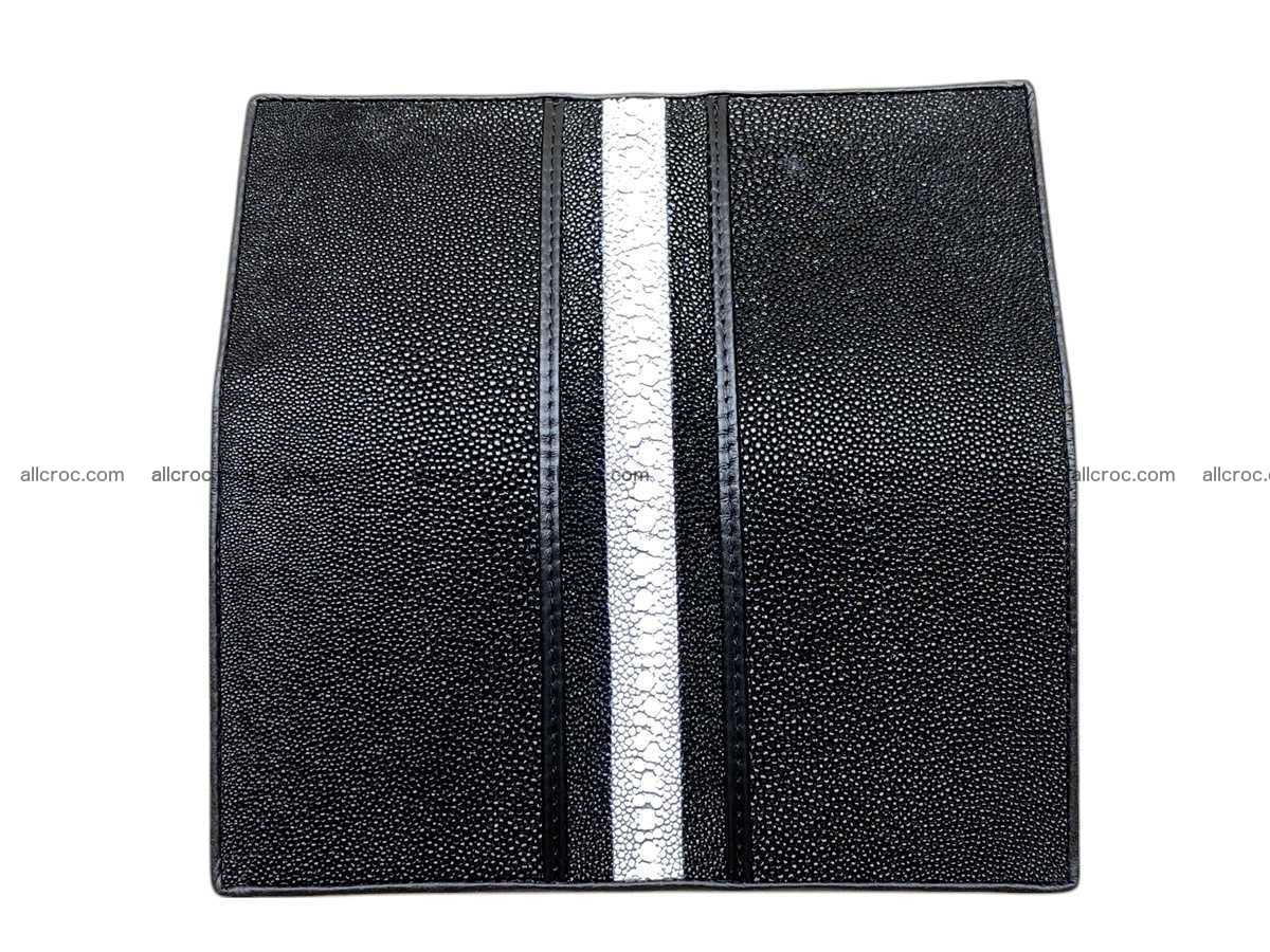 Stingray skin long wallet 2849 Foto 8
