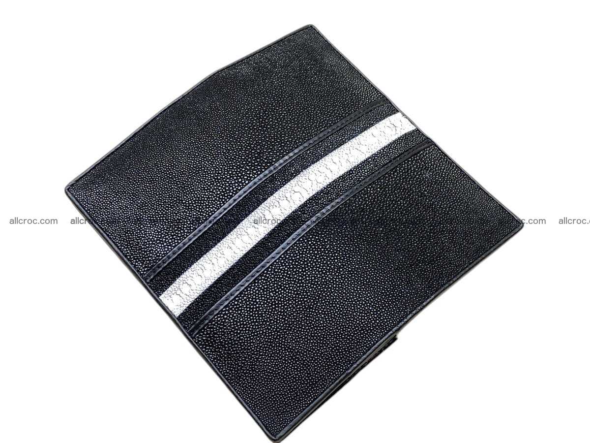 Stingray skin long wallet 2849 Foto 9