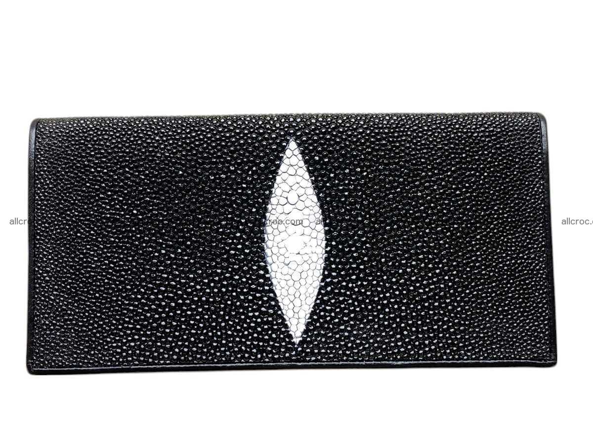 Stingray skin long wallet 2850 Foto 5