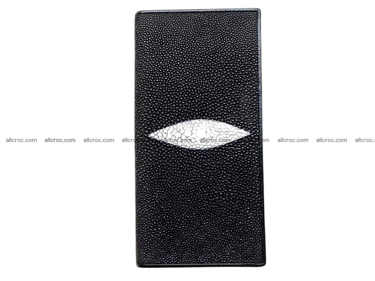 Stingray skin long wallet 2850 Foto 2