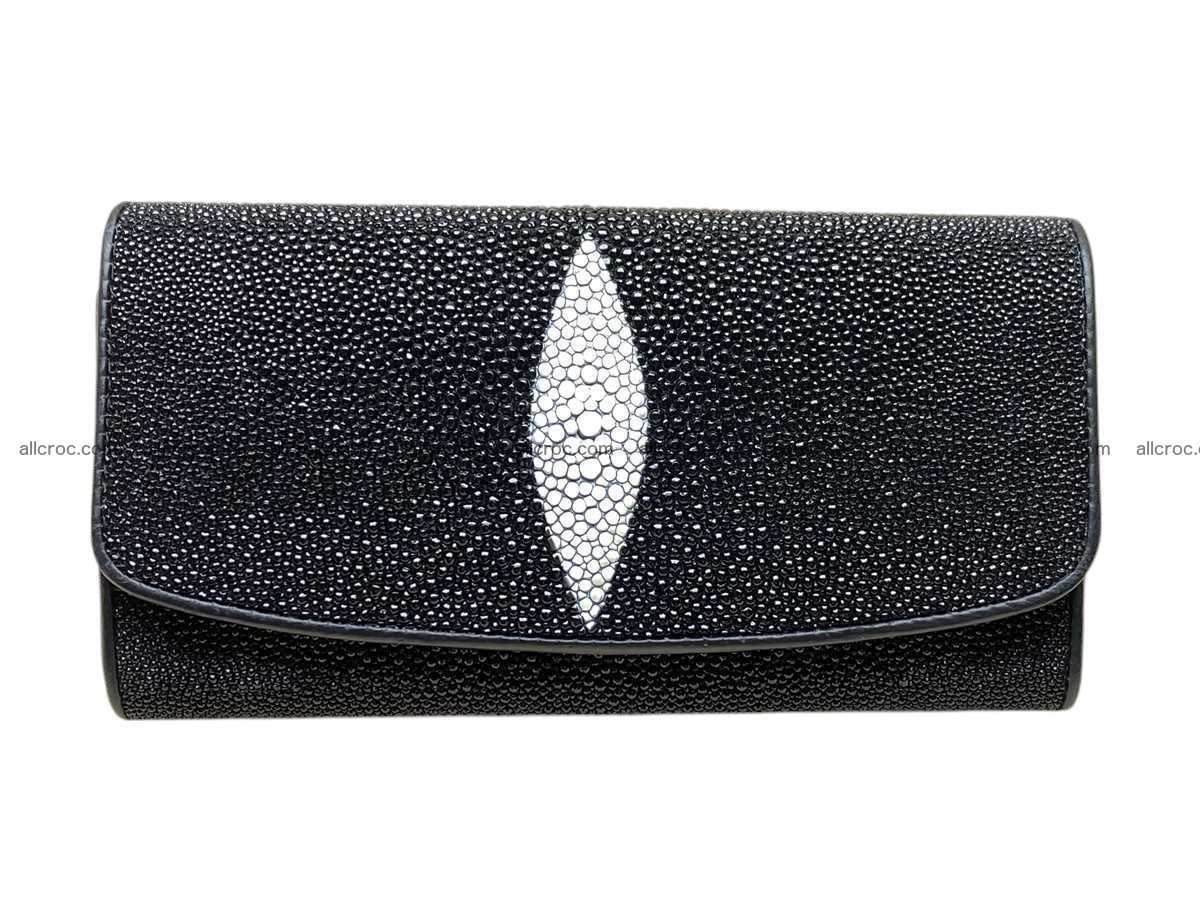 Stingray skin long wallet 2854 Foto 2