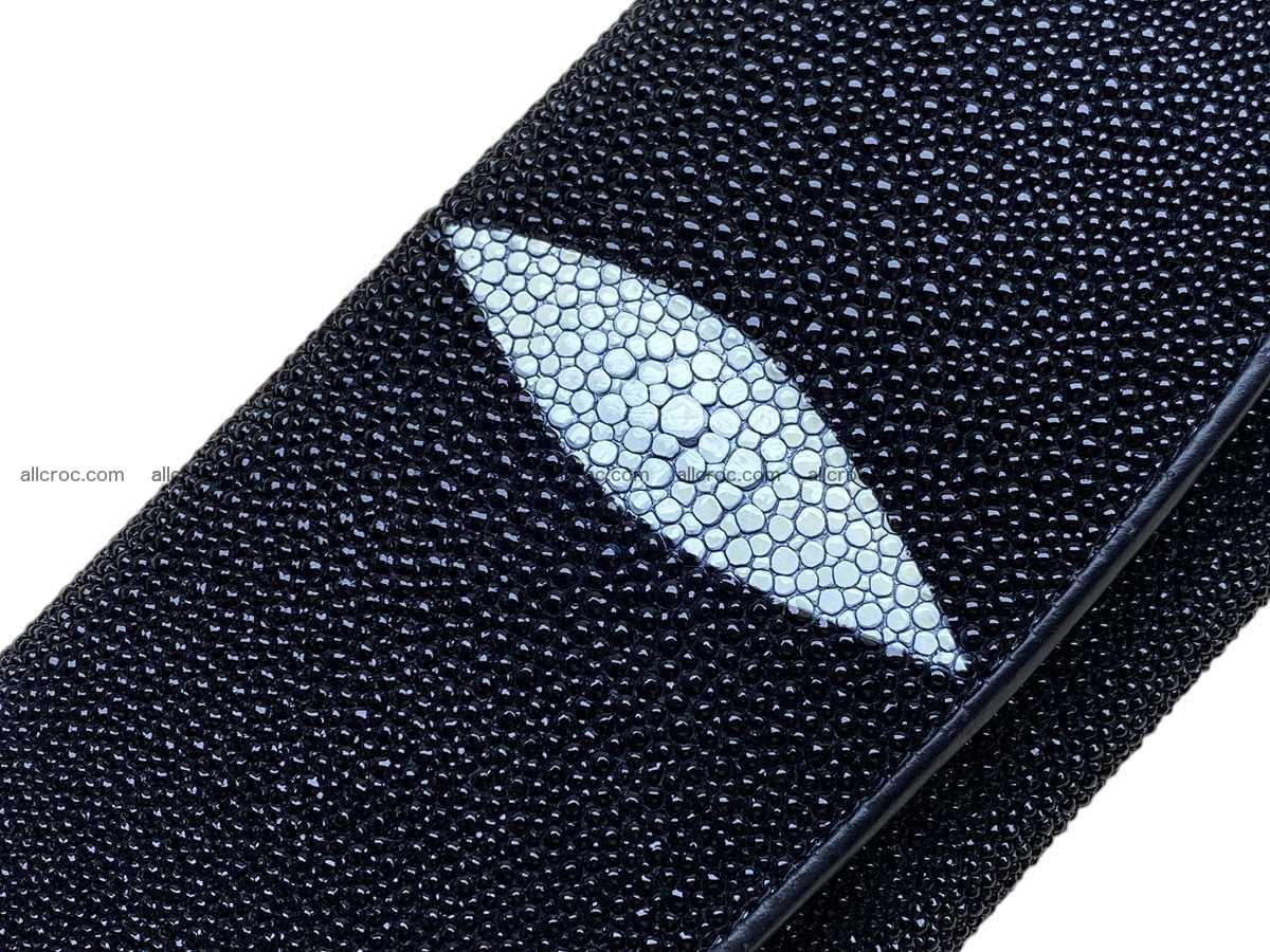 Stingray skin long wallet 2854 Foto 5