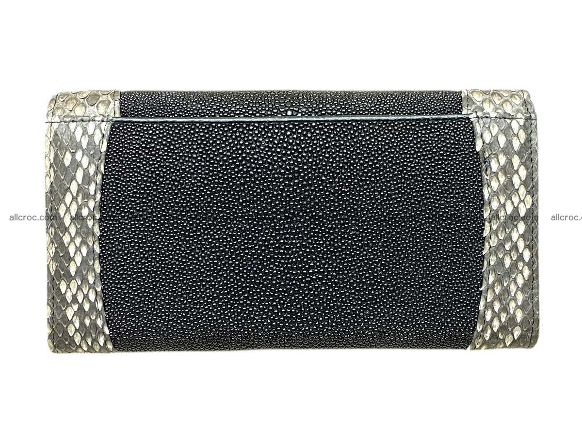 Stingray skin long wallet 2857 Foto 1