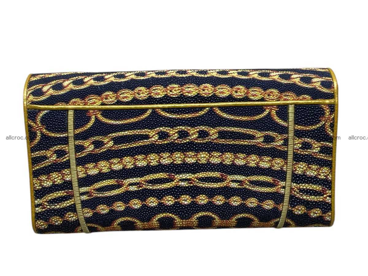 Stingray skin long wallet 2853 Foto 1