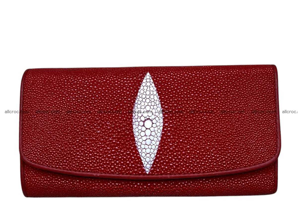 Stingray skin long wallet 2855 Foto 2