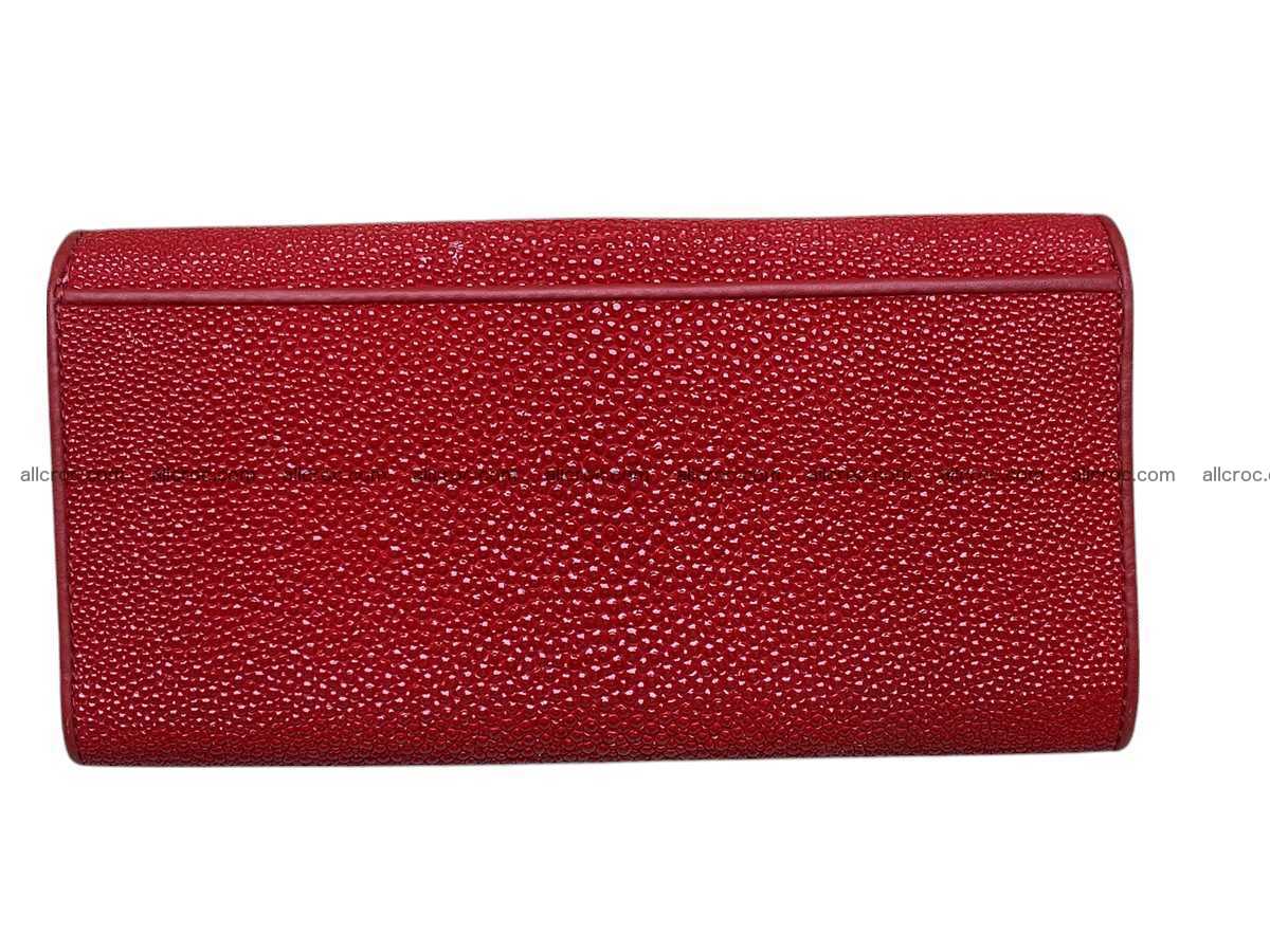 Stingray skin long wallet 2855 Foto 3