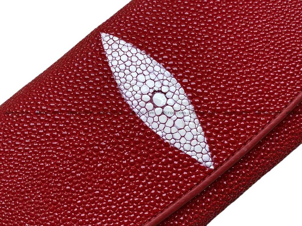 Stingray skin long wallet 2855 Foto 4