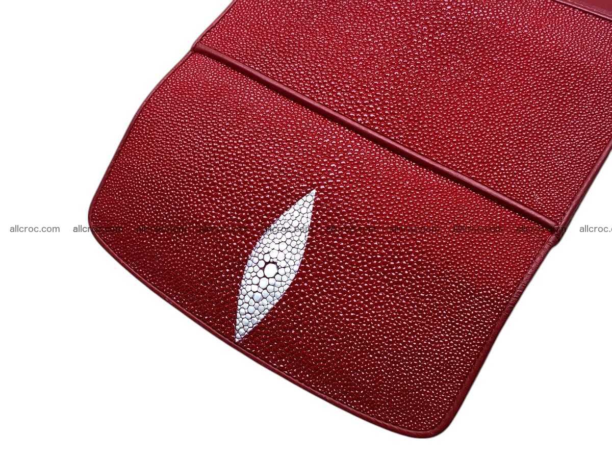 Stingray skin long wallet 2855 Foto 5
