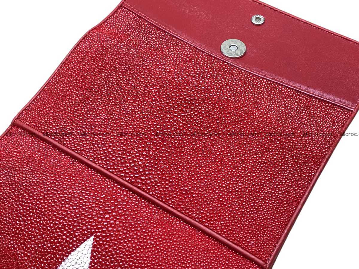 Stingray skin long wallet 2855 Foto 6