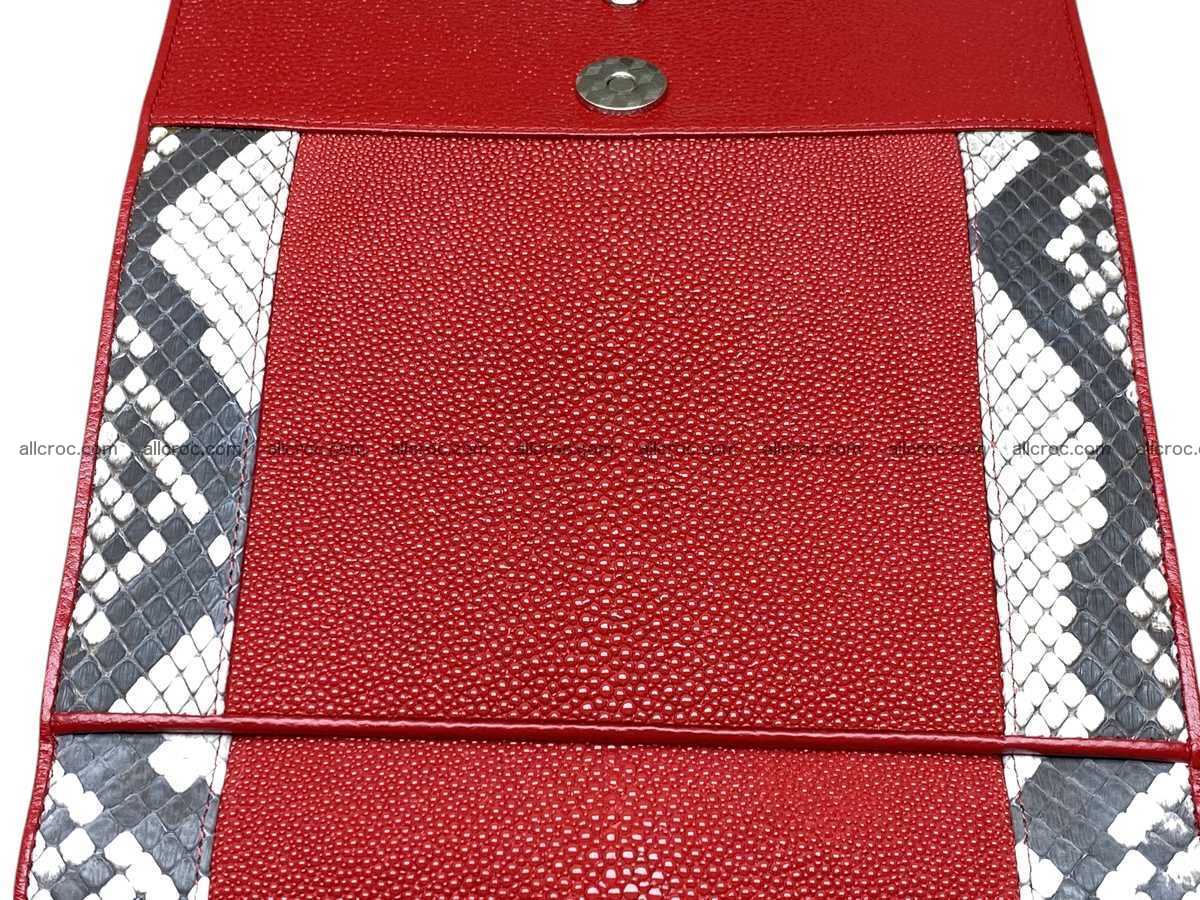 Stingray skin long wallet 2856 Foto 6