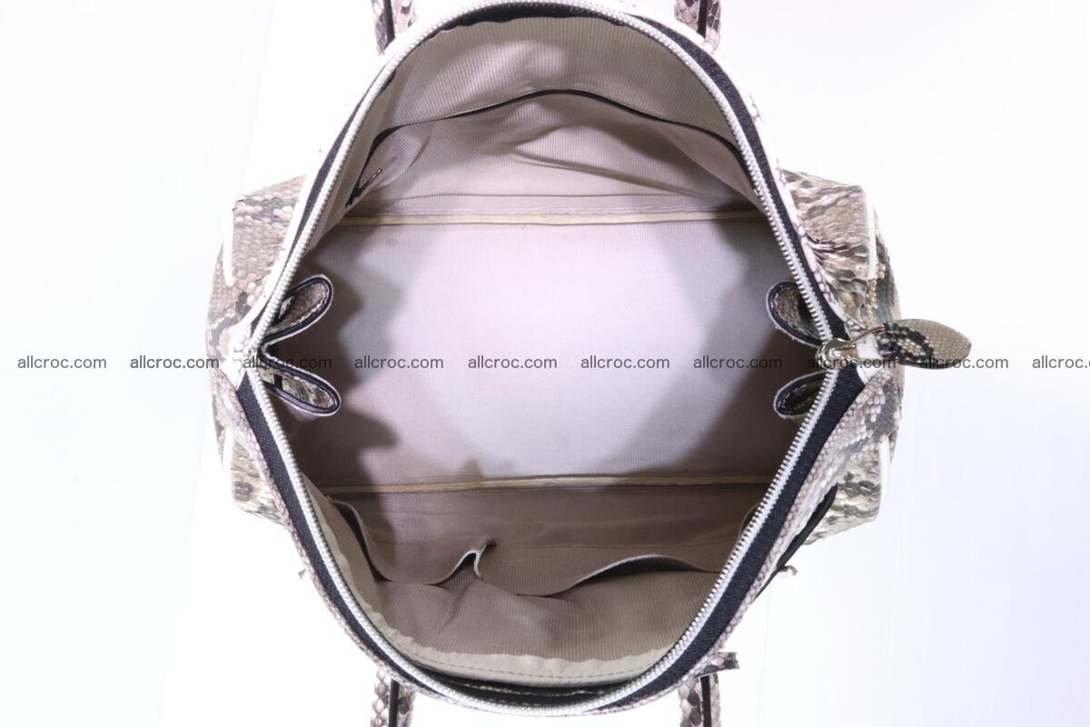 Handbag for lady from cobra skin copy of Birkin with cobra head 190 Foto 12