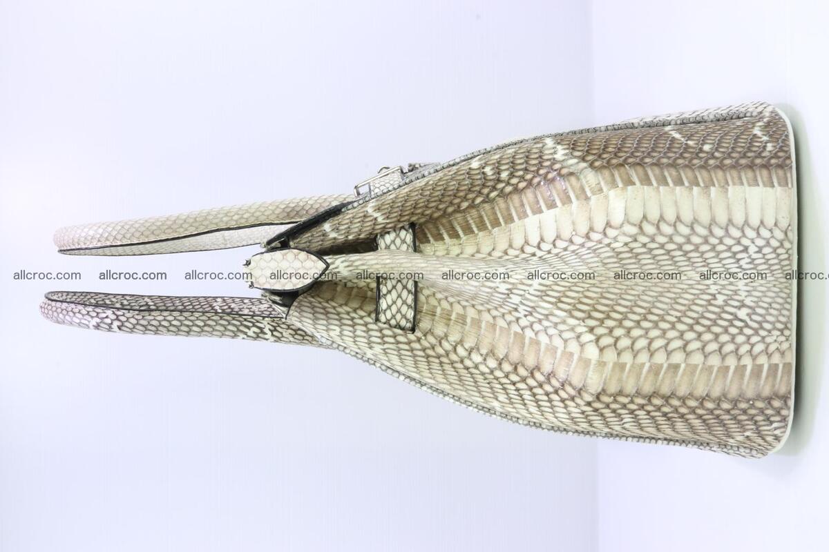 Handbag for lady from cobra skin copy of Birkin with cobra head 191 Foto 4