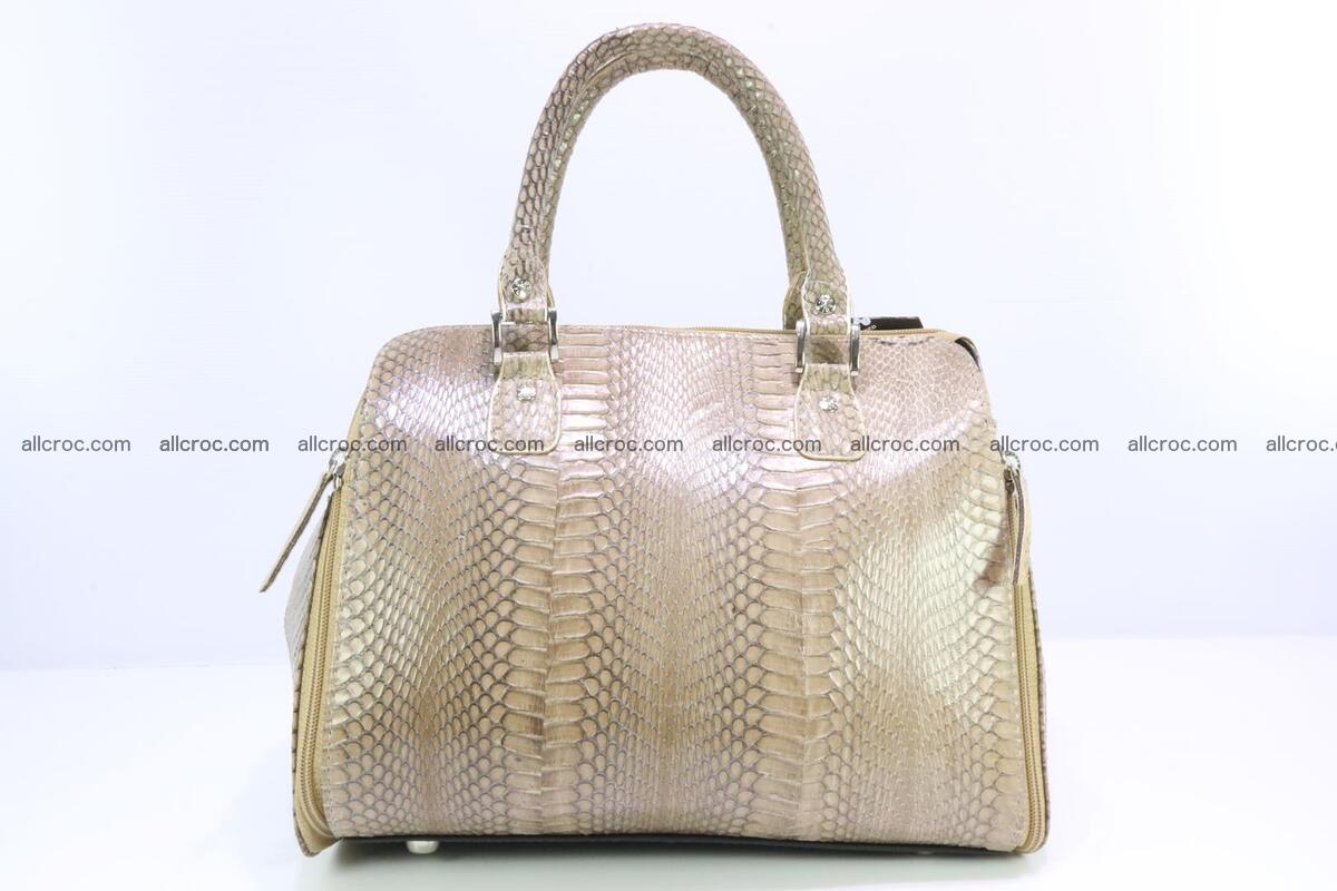 Handbag for lady from cobra skin with cobra head 189 Foto 3