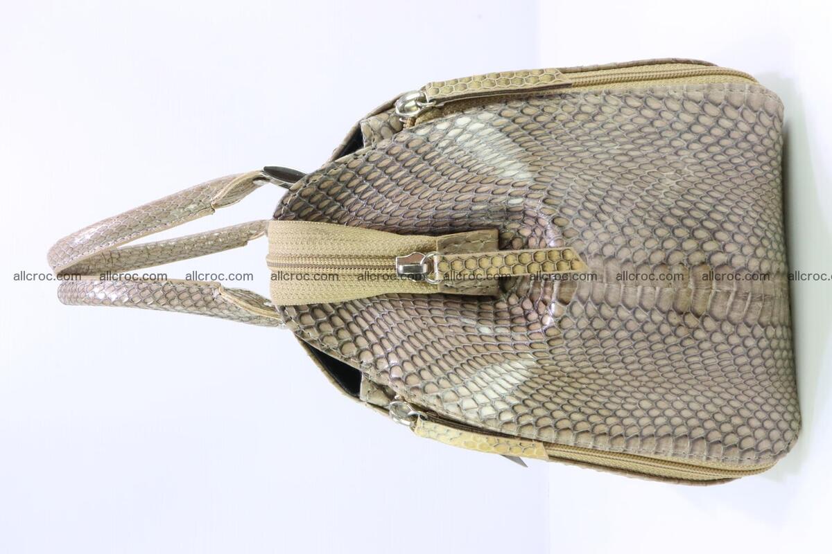 Handbag for lady from cobra skin with cobra head 189 Foto 4
