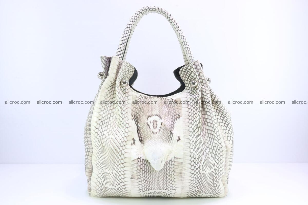 Handbag for lady from cobra skin with cobra head  165 Foto 0