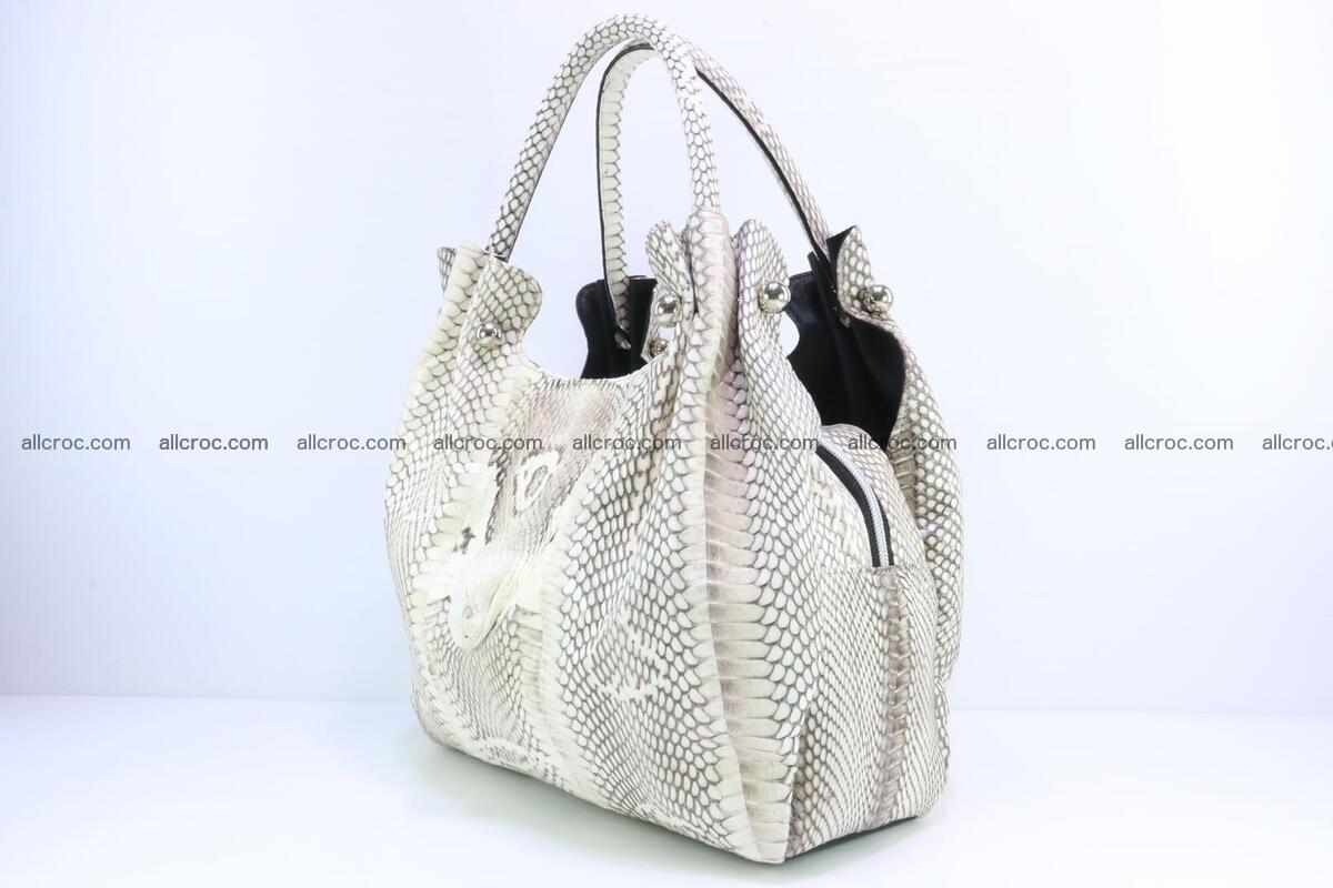 Handbag for lady from cobra skin with cobra head  165 Foto 2