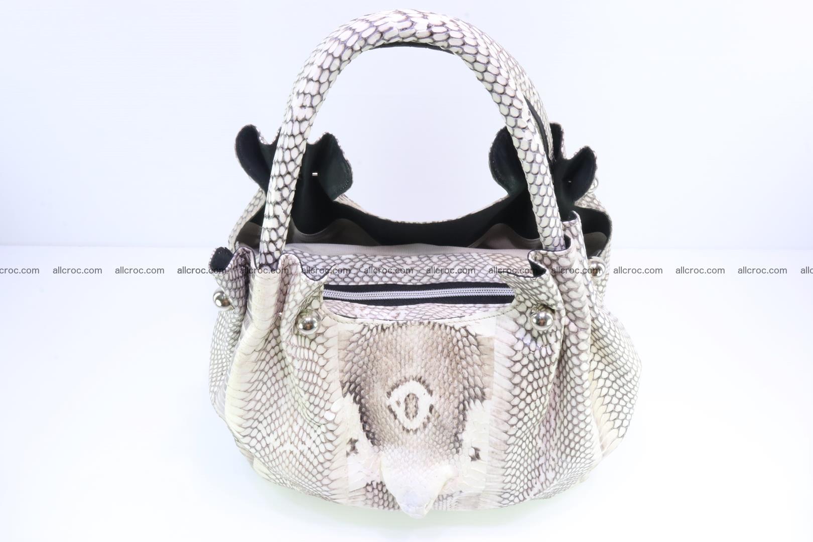 Handbag for lady from cobra skin with cobra head  165 Foto 4