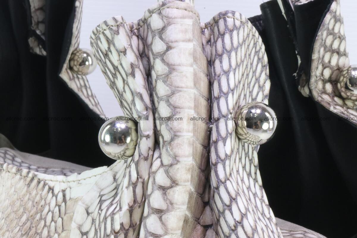 Handbag for lady from cobra skin with cobra head  165 Foto 11