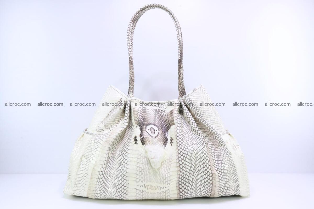 Handbag for lady from cobra skin with cobra head 168 Foto 0