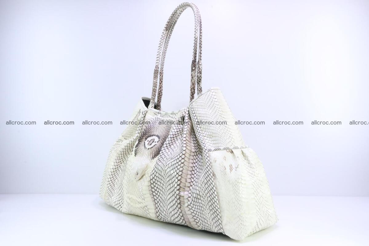 Handbag for lady from cobra skin with cobra head 168 Foto 2