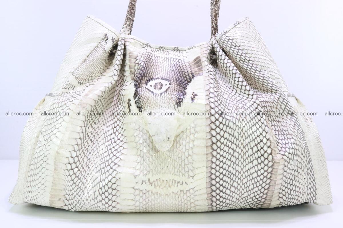 Handbag for lady from cobra skin with cobra head 168 Foto 4