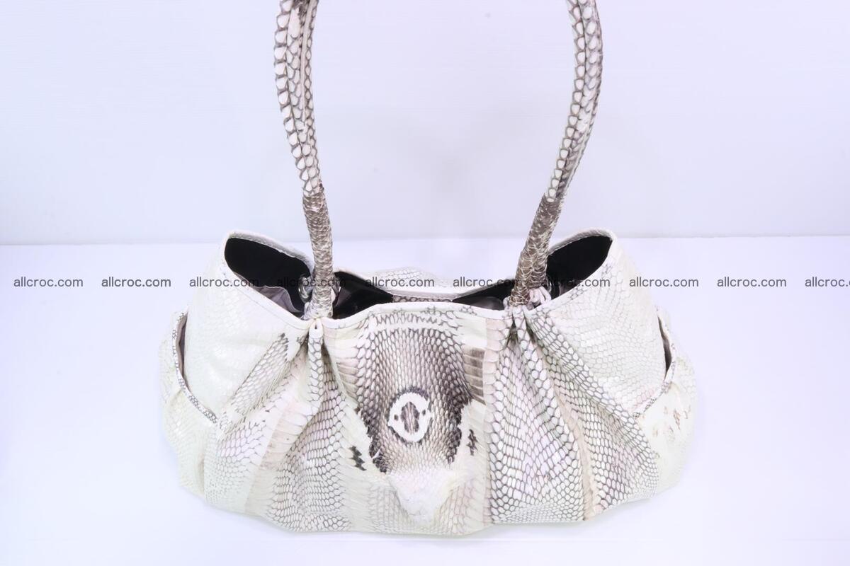Handbag for lady from cobra skin with cobra head 168 Foto 9
