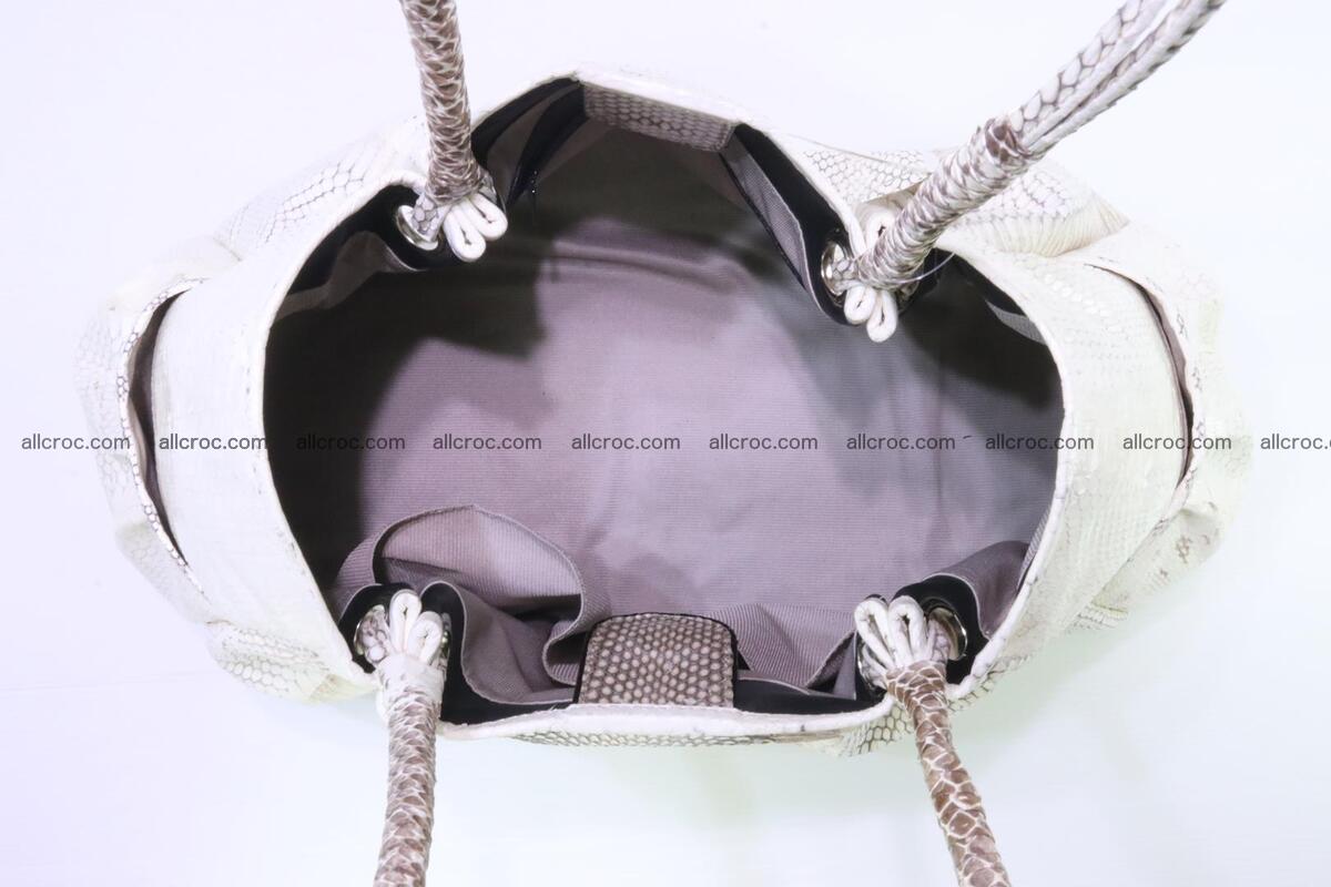 Handbag for lady from cobra skin with cobra head 169 Foto 14