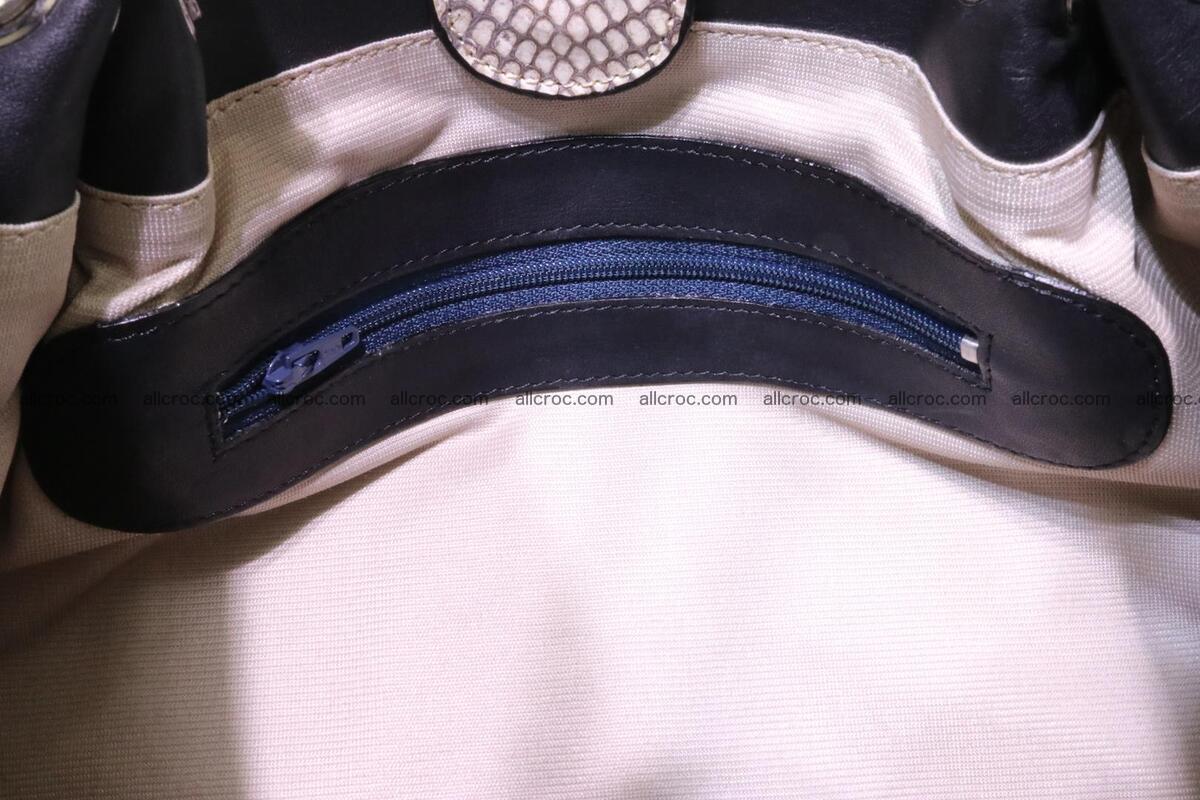 Handbag for lady from cobra skin with cobra head 169 Foto 15