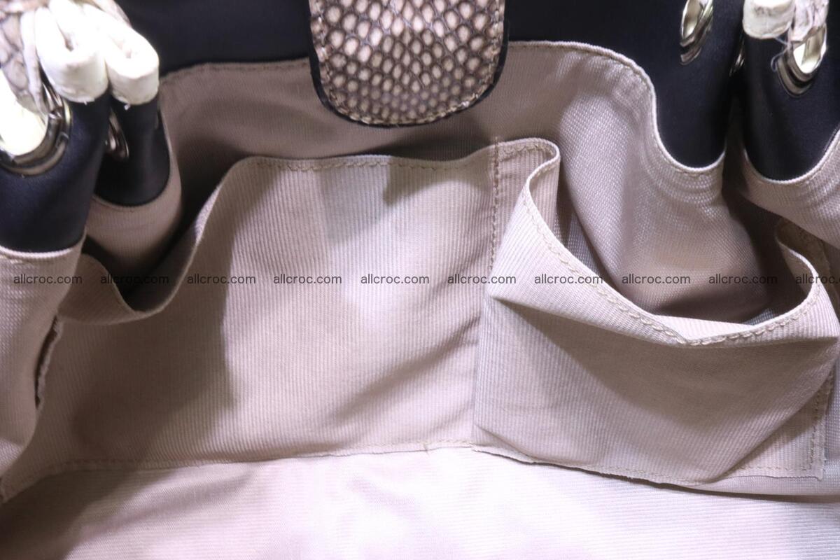 Handbag for lady from cobra skin with cobra head 169 Foto 16