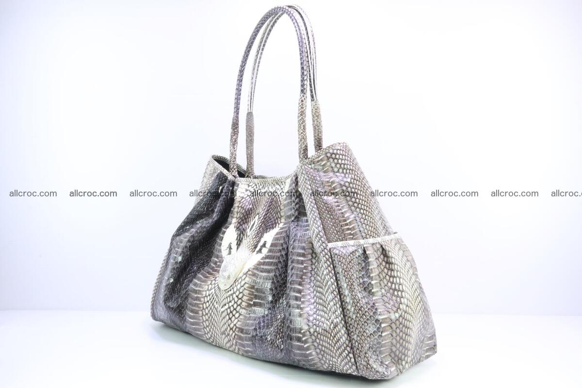 Handbag for lady from cobra skin with cobra head 169 Foto 2