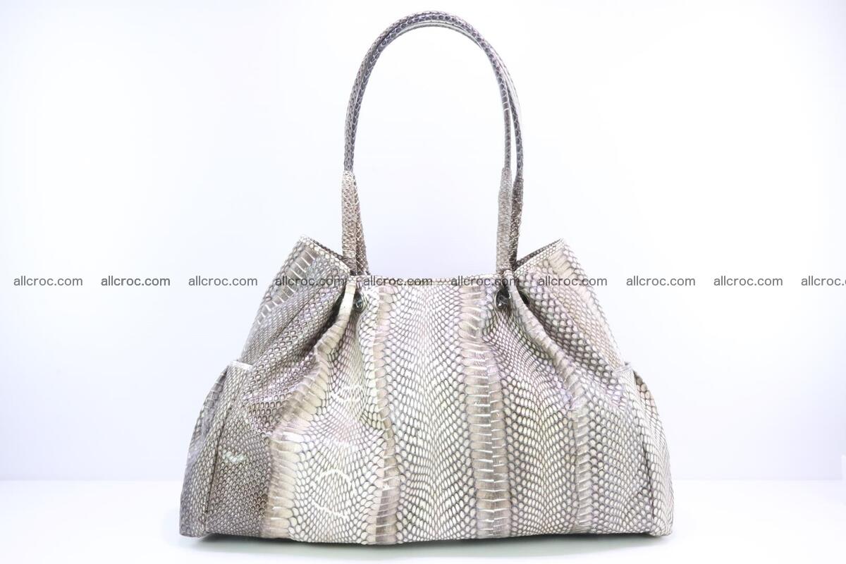 Handbag for lady from cobra skin with cobra head 169 Foto 3