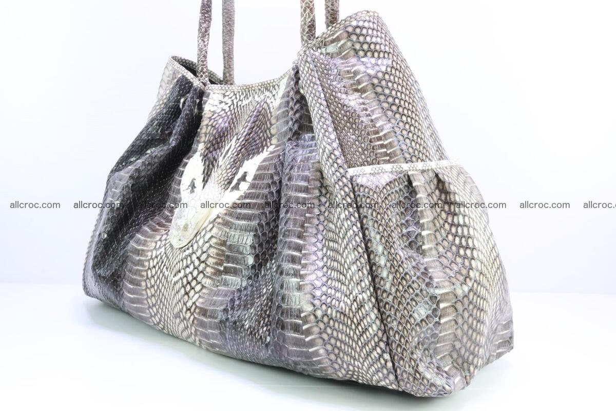 Handbag for lady from cobra skin with cobra head 169 Foto 6