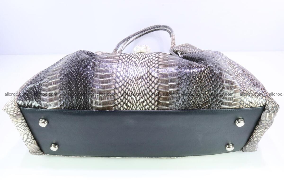Handbag for lady from cobra skin with cobra head 169 Foto 12