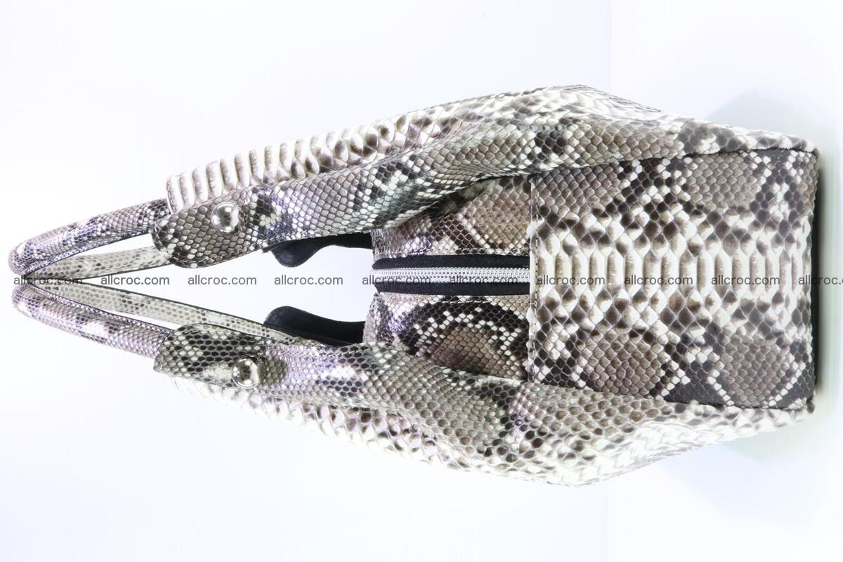Handbag for lady from Python and stingray skin 166 Foto 4