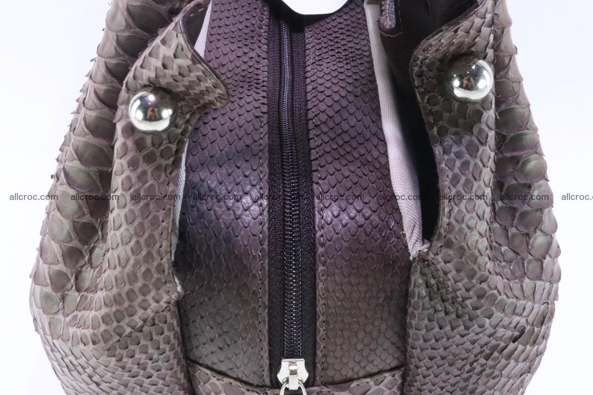 Handbag for women from genuine python and stingray leather 256 Foto 8