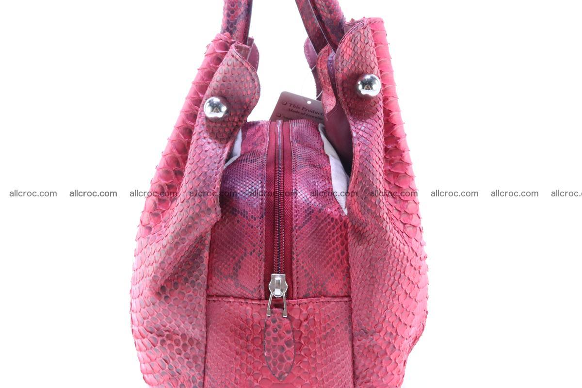 Handbag for women from genuine python and stingray leather 257 Foto 6