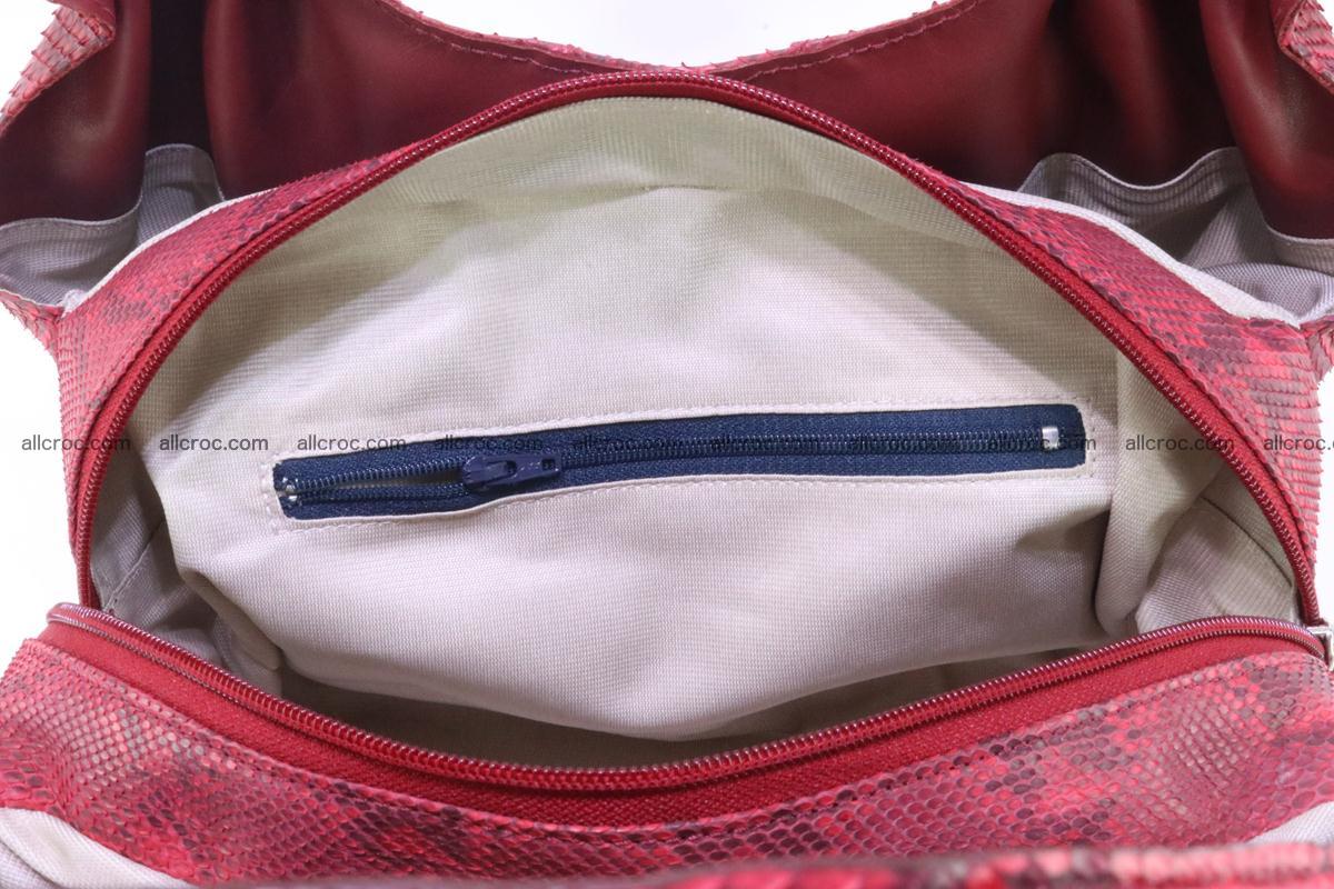 Handbag for women from genuine python and stingray leather 257 Foto 11