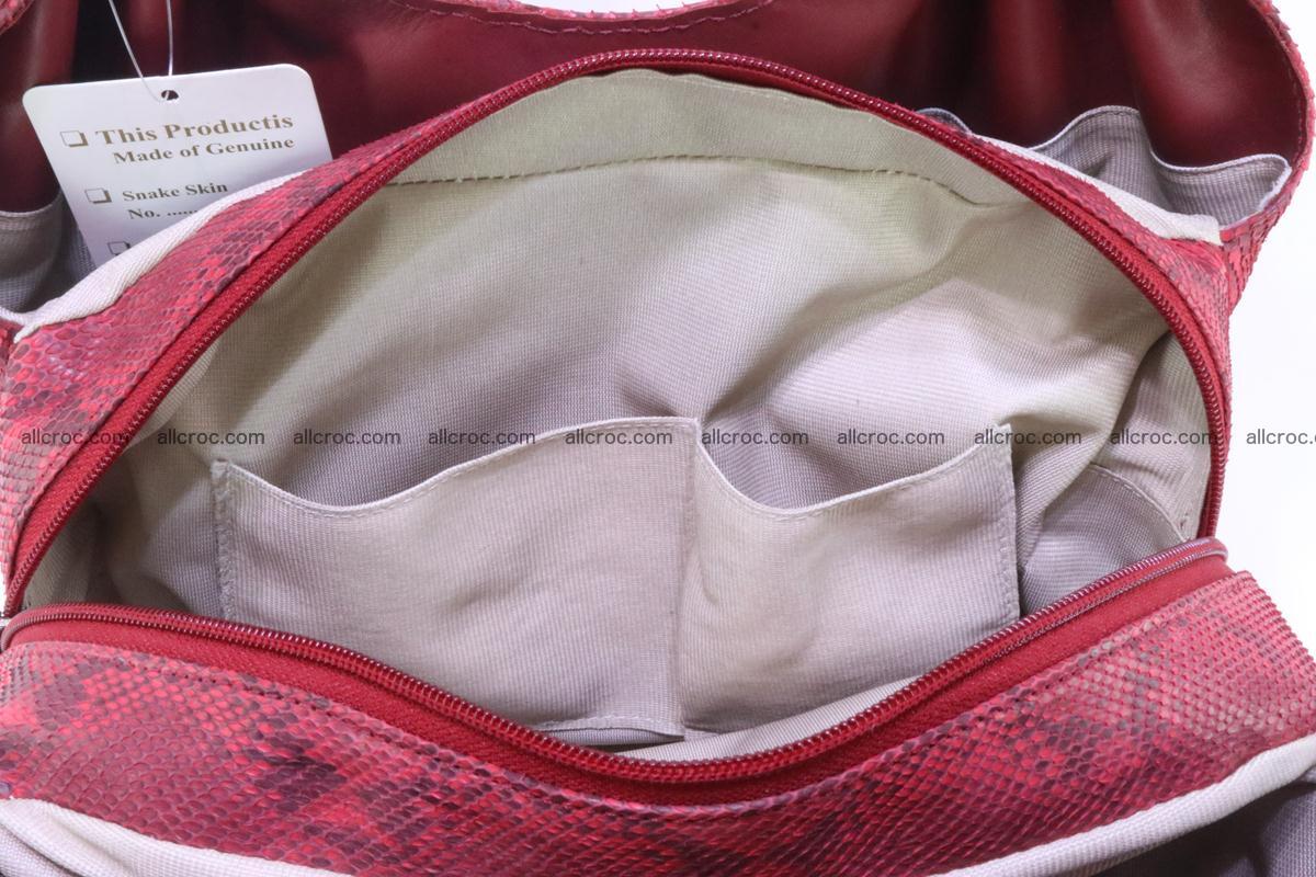 Handbag for women from genuine python and stingray leather 257 Foto 10