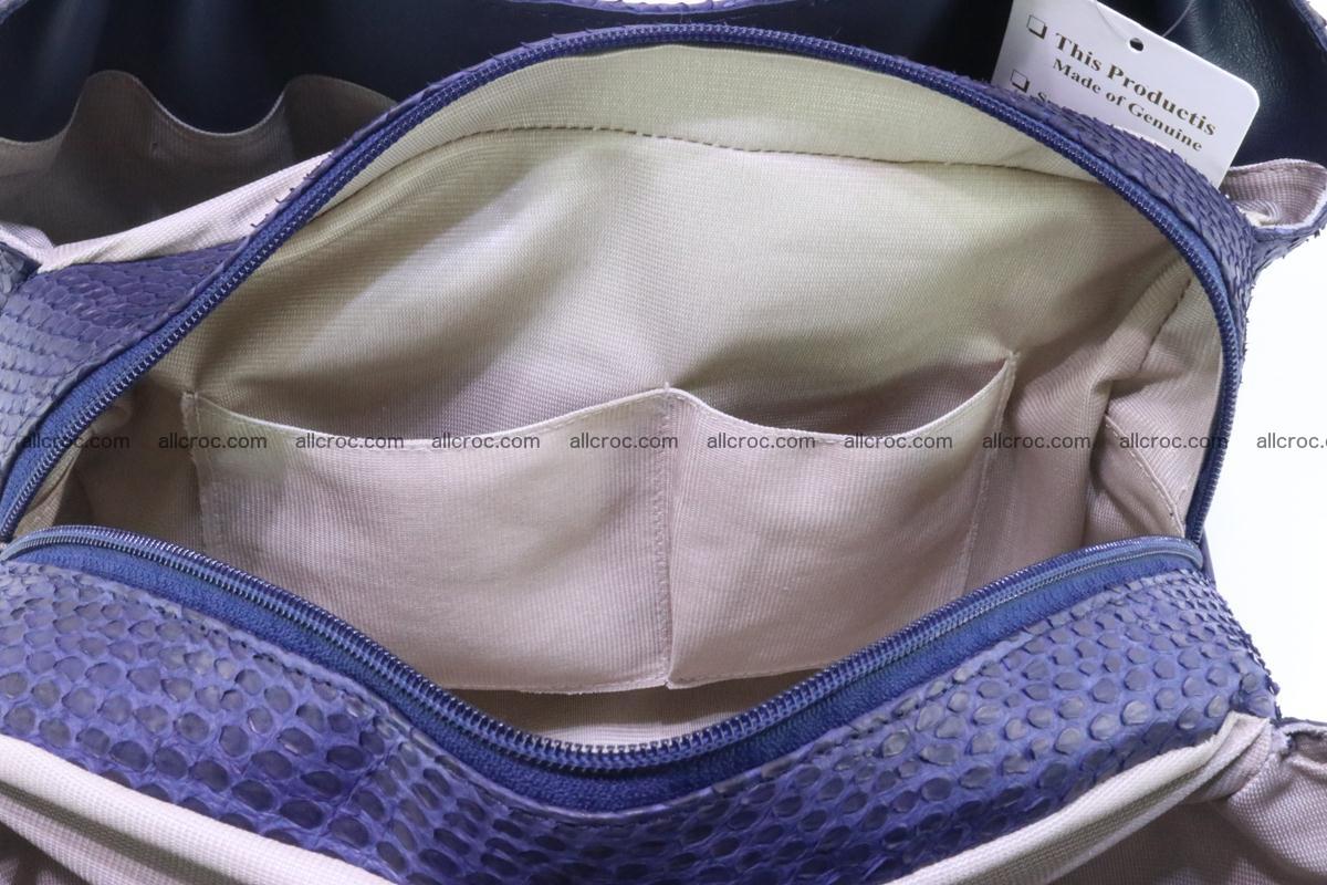 Handbag for women from genuine python and stingray leather 258 Foto 9