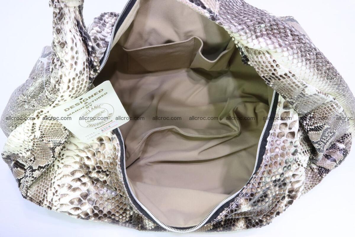Handbag for women from genuine python skin 212 Foto 8