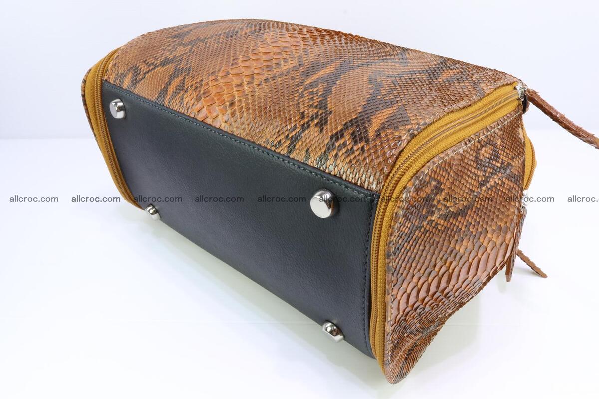 Handbag for women from genuine python skin 213 Foto 10