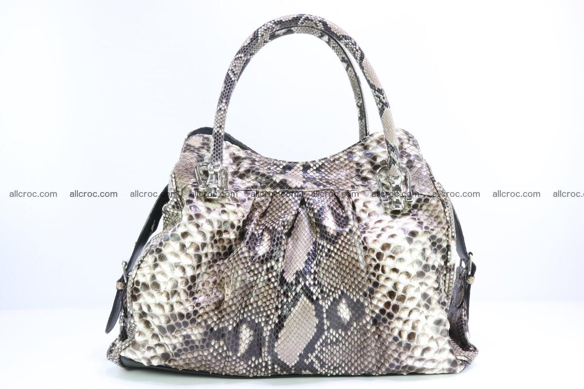 Handbag for women from genuine python skin 215 Foto 0