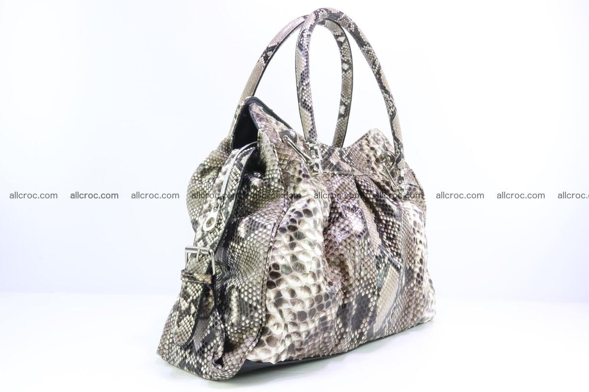 Handbag for women from genuine python skin 215 Foto 1