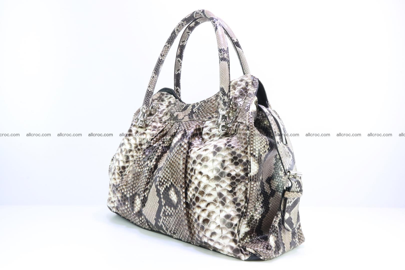 Handbag for women from genuine python skin 215 Foto 2