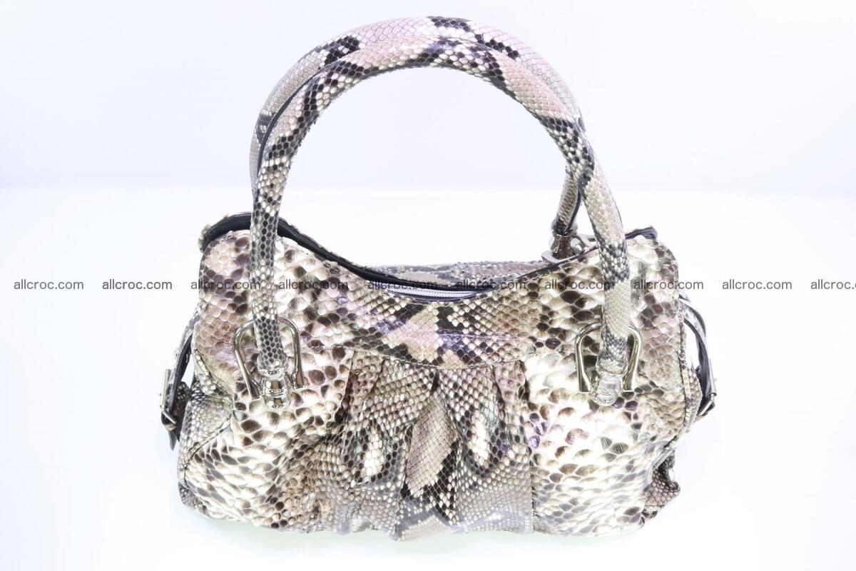 Handbag for women from genuine python skin 215 Foto 5