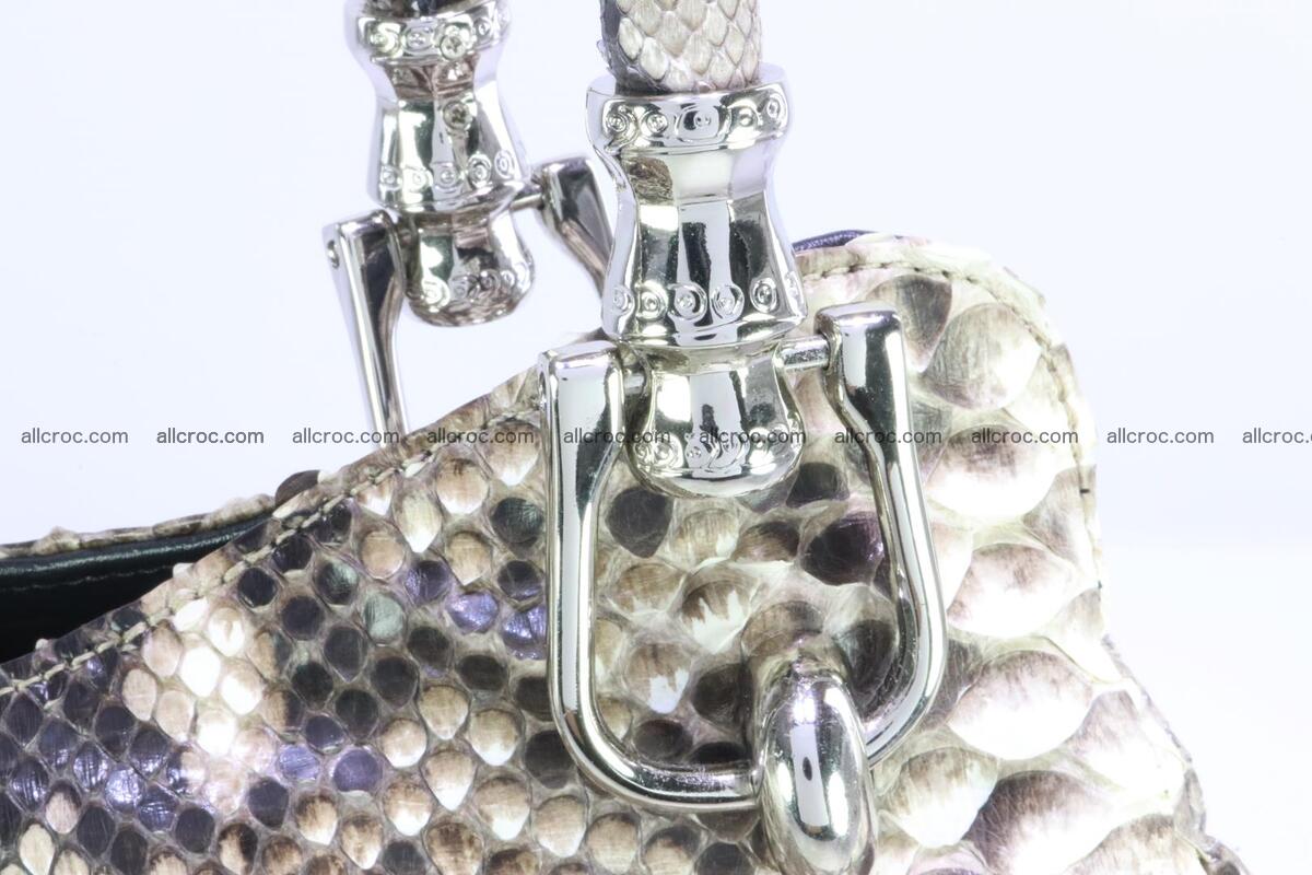 Handbag for women from genuine python skin 215 Foto 7