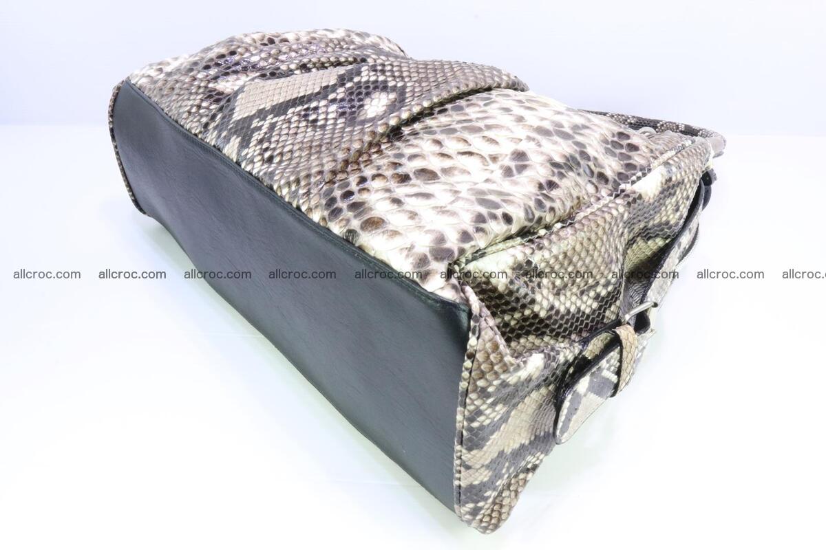 Handbag for women from genuine python skin 215 Foto 11