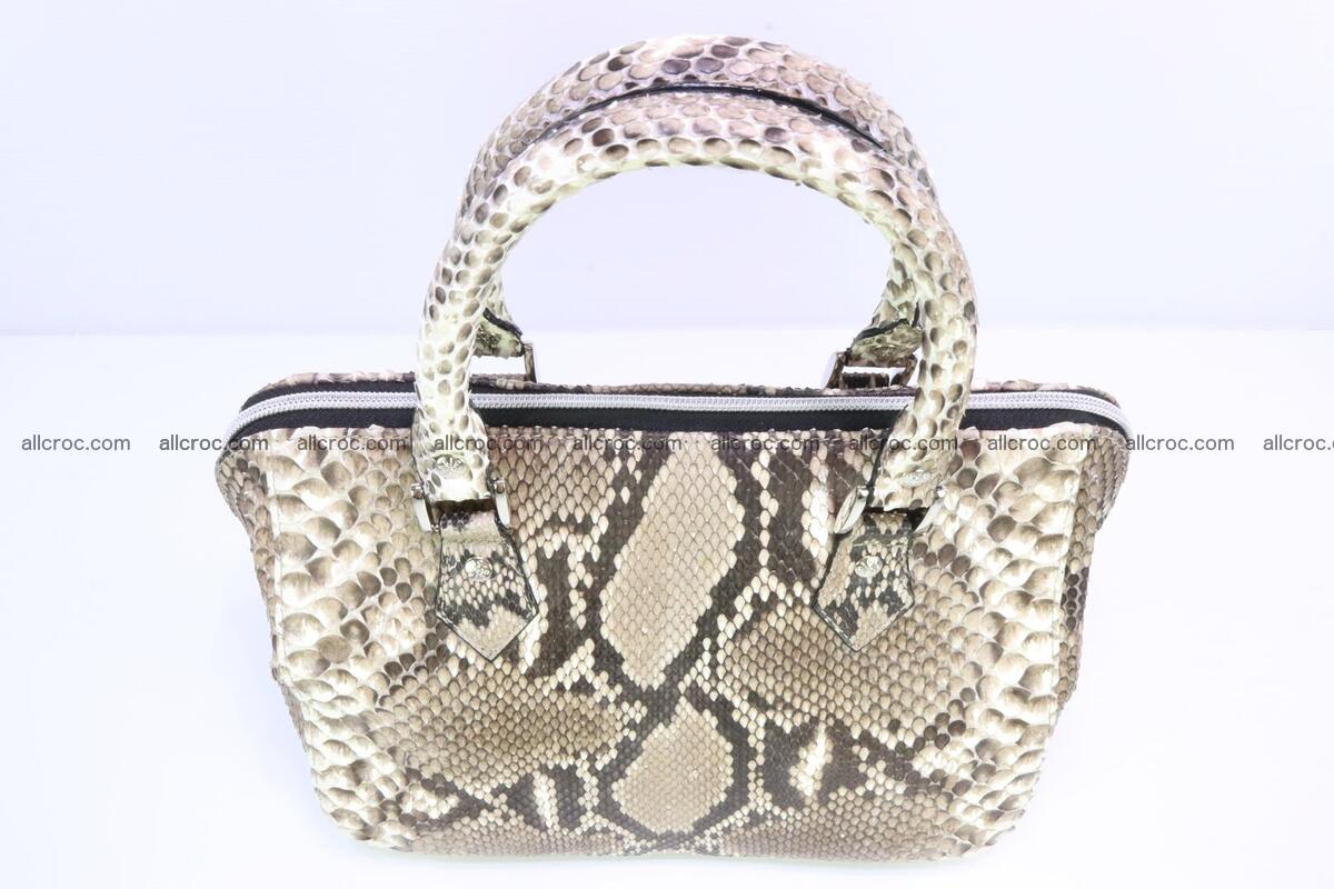 Handbag for women from genuine python skin 216 Foto 4