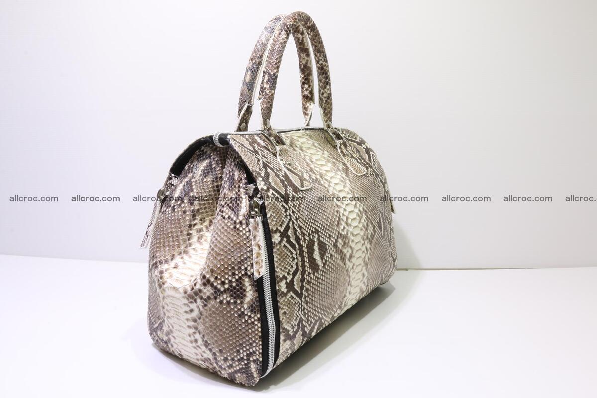 Handbag for women from genuine python skin 214 Foto 1